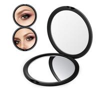 Neyauo Espejo de Bolsillo Compacto con Aumento 1X/20X, Espejo Plegable de Viaje, Espejo de Maquillaje, Ideal para Llevar, Espejo con Aumento 20X, Espejo Cosmético