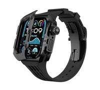 NEYENS Kit de modificación de correa de reloj, para Apple Watch Ultra 2 de 49 mm, 9, 8, 7, 45 mm, funda de titanio Soul Cool para iWatch Ultra de 49 mm, kit de accesorios de correa de reloj de goma