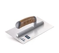 NEYNOR® llana inoxidable TD - llana profesional acero inoxidable - llana disco - Espátula - Mango ergonomico - Made in EU - 270 x 130 mm