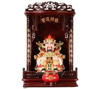NEYTIIR Altar De Pared For Santuario, Casa De Cenizas For Mascotas, Mesa De Pooja, Estatua De Buda Guanyin, Mesa De Ofrendas, Estante De Buda, Soporte(10 Inches)