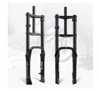 NEYTIIR Horquilla De Aire For Bicicleta De Nieve De 20 Pulgadas, Compatible con Neumáticos Anchos De 4.0, Horquilla De Suspensión For Bicicleta De Montaña, BMX, QR(Black)