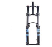 NEYTIIR Horquilla De Suspensión For Bicicleta De Montaña DH (Descenso) De 26, 27.5 Y 29 Pulgadas De Recorrido, 160 Mm, Ajuste De Rebote, Doble Eje Pasante.(Blue,27.5'')