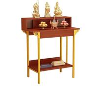 NEYTIIR Mesa De Altar Personal, Mesa De Altar De Meditación con Almacenamiento, Soporte De Oración For El Santuario De Guanyin, Pedestal De Gabinete Chino(E,60x60x118cm)