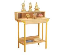 NEYTIIR Mesa De Altar Personal, Mesa De Altar De Meditación con Almacenamiento, Soporte De Oración For El Santuario De Guanyin, Pedestal De Gabinete Chino(B,80x50x118cm)