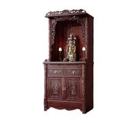 NEYTIIR Mesa De Tributo Altar Budista Gabinete De Buda Doméstico De Estilo Chino, Altar Budista, Mesa De Ofrenda De Estatua De Buda, Mostrador del Dios De La Riqueza Altar