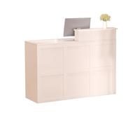 NEYTIIR Mostrador De Recepción con Cajones con Cerradura para Pasillos De Empresa Y Recepciones De Hotel, Escritorio De Ventas para Tiendas Y Oficinas(J,100CM)