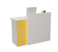 NEYTIIR Mostrador de recepción con mostrador for salón de Belleza, vestíbulo, Escritorio Grande de recepción, gabinete for computadora, Caja registradora, mostrador de Bar(E,90x50x100cm)