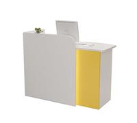 NEYTIIR Mostrador de recepción con mostrador for salón de Belleza, vestíbulo, Escritorio Grande de recepción, gabinete for computadora, Caja registradora, mostrador de Bar(F,100x50x100cm)