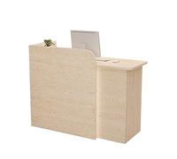 NEYTIIR Mostrador de recepción con mostrador for salón de Belleza, vestíbulo, Escritorio Grande de recepción, gabinete for computadora, Caja registradora, mostrador de Bar(A,90x50x100cm)