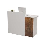 NEYTIIR Mostrador de recepción con mostrador for salón de Belleza, vestíbulo, Escritorio Grande de recepción, gabinete for computadora, Caja registradora, mostrador de Bar(G,80x50x100cm)