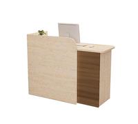 NEYTIIR Mostrador de recepción con mostrador for salón de Belleza, vestíbulo, Escritorio Grande de recepción, gabinete for computadora, Caja registradora, mostrador de Bar(I,90x50x100cm)