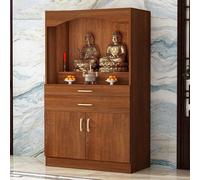 NEYTIIR Vitrina Budista, Mesa De Oración con Espacio De Almacenamiento, Vitrina China con Pedestal For Ofrendas, Ideal For Sala De Estar, Dormitorio, Oficina Y Baño.(B,100CM)