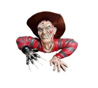 nezababy Freddy Estatua Nightmare Krueger Tomb Walker Decoración Halloween Horror Decoración Regalo Figura Móvil Decoración Accesorios de Halloween (Estatua de Freddy with Hat)