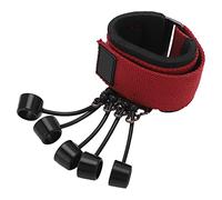 NEZE Ejercitador de Yoga de Mano, Entrenador de Ejercicio de Dedos Terapia de Manos Extensor de Dedos Ejercitador para Herramienta de Entrenamiento de Fuerza para Agarre de Fuerza(Rojo 60 Libras)