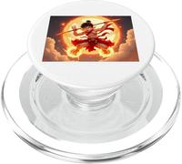 Nezha, dios joven montando fuego de la mitología china PopSockets PopGrip para MagSafe
