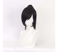 NEZIH Anime Dororo Hyakkimaru Hombres Black Ponytail Peluca Cosplay Traje Resistente Al Calor Resistente Al Calor Pelucas De Fiesta De Halloween, Accesorios Decorativos