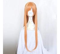 NEZIH Anime Espada Arte En Línea Cosplay Pelucas Asuna Yuuki Cosplay Peluca Calor Resistente Al Calor Peluca Sintética Pelo Halloween Fiestas Mujeres Cosplay Peluca, Accesorios Decorativos