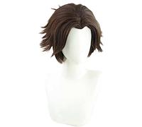 NEZIH Cosplay Wig Peluca De Anime Arcane Cosplay Viktor Peluca, Peluca Marrón Corta, Disfraz Peluca De Halloween, for Halloween, Fiesta De Disfraces, Espectáculo De Anime, Evento De Cosplay