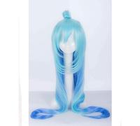 NEZIH KONOSUBA GOD39S BENDICIONANDO EN Este Mundo Maravilloso!Pelucas De Cosplay Play De Rol De Adultos De Cabello Sintético Aqua, Con Gorra De Peluca, Accesorios Decorativos