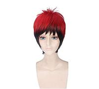 NEZIH Kuroko No Basuke SEIRIN Kagami Taiga Wig Cosplay Costume Kuroko's Basketball Men Women Short Synthetic Hair Halloween Party Wigs, Accesorios Decorativos,Con Gorra De Peluca