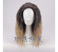 NEZIH Película Justice League Aquaman Peluca Aquaman Role Play Hair Comic Cosplay Jason Momoa Peluca Carnival Hair para Hombres Adultos Cosplay Props, con Gorra de Peluca, Anime Fan Gift