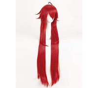 NEZIH School DXD PELES RIAS Gremory Wig 100 CM Long Thirt Resistente Al Calor Cosplay Peluca Peluca + Peluca Cap, Accesorios De Decoración De Halloween, Regalo De Anime.