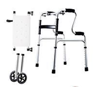 NEZIH Seniors Rollator Walker Walker Walking Frames Ajuste de Altura de 8 Velocidades Plegado Liviano/Accessories Included