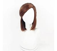 NEZIH The Last of Us Season 2 Ellie Cosplay Peluca + Gorro De Peluca, Peluca Marrón Corta, Accesorios De Decoración De Halloween, Adecuado para Halloween, Fiesta, Carnaval