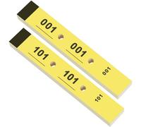 Nezyo 1-200 Bloques Numerados Guardarropa Papeletas para Rifas del 1 al 200 Tickets Rifa Tickets Consumición para Guardarropa Sorteos Eventos Fiestas Ferias y Golosinas, 20 x 3 cm