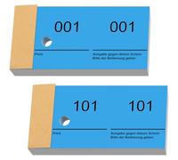Nezyo Bloques Numerados 1-200 Boletos de Rifa con Números Dobles 10cm x 5cm Papeletas Rifa para Guardarropa Sorteos Eventos Fiestas Ferias y Golosinas(Azul marino)