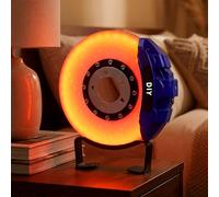 Nezyo Regalo para Amantes de Coches Luz LED Nocturna Recargable de Disco de Freno Lámpara de Ambiente de Escritorio con Interruptor Táctil para Entusiastas de Automóviles Decoración Mesa Cumpleaños