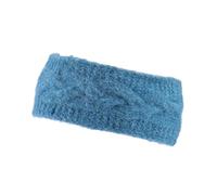 NF NITZSCHE fashion - Diadema para mujer - Diadema de punto para otoño e invierno - hermoso patrón - suave - elegante - cálida - diadema (azul)