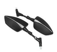 NFAHBAQA 1 Par Universal Espejos Manillar Moto para Suzuki GSX-S1000GT GSXS1000GT GSXS S 1000 GT S1000GT (2022-2024), Ajustable Espejos Retrovisores Laterales con M8/M10 Hilo, Reemplazar Accesorios