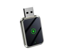 NFAHBAQA Adaptador inalámbrico Carplay y Android Auto para Volvo EX90 2024, Actualización CarPlay con Cable a inalámbrico, Diseño Mini USB 2 en 1,Champagne Gold