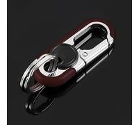 NFAHBAQA Clips Llavero Coche para Mazda 3 6 CX-30 CX-50 CX-60 CX-90 CX-4 CX-5 CX-8 CX-9 MX-5, Mosqueton Llavero con Hebilla Aleación Zinc, Mini Herramientas Aire Libre, para Claves y Gadgets,Crimson