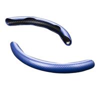 NFAHBAQA Cubierta Volante Coche para Honda CR-V 4 (IV) RM I 2012-2018, Protector Volante Segmentado Universal, Antideslizante Transpirable Volante, Accesorios, Carbon Fiber Texture-Blue