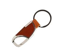 NFAHBAQA Cuero Llavero Coche para CX-7 2007-2012, Llaveros Personalizados, Llavero Herramienta Multifuncional, Llavero para Hombres Y Mujeres,Brown
