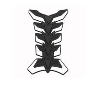 NFAHBAQA Motocicleta Protector Depósito para Yamaha YZF-R125 YZF-R15 YZF-R25 YZF-R3 MT-03 MT-25, Pegatinas Almohadilla Antideslizante Tanque Combustible, 3D Decoración Pegatina,White