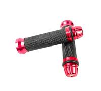 NFAHBAQA Puños Manillar Motocicleta para FZ1 FZ 1 FZ-1 2006-2015 2014 2013, Empuñadura Universal 22mm Caucho Aluminio CNC, Antideslizantes Puños Piezas Repuesto,Red