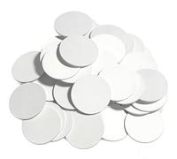 NFC Sticker 50 Unidades NTAG215, Etiqueta RFID Programable con Chip NFC, PVC Impermeable Adhesivo, para Pegar en Mesas Paredes Coches