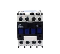 NFDBDGZD Contactor de CA 220V LC1-D18 18A Contactor eléctrico Montado en Carril DIN 3P+NO Normal Abierto