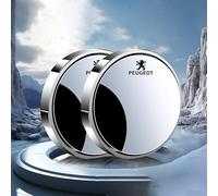 NFDJYDZRMB 2 Piezas Retrovisores ángulo Muerto Sin Fronteras, para Peugeot 2008 2020-2023 Rotación 360° Retrovisores Universal Espejo Punto Muerto,Silver-Normal