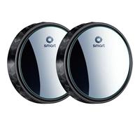 NFDJYDZRMB 2 Piezas Retrovisores ángulo Muerto Sin Fronteras, para Smart fortwo W453 2015-2019 Rotación 360° Retrovisores Universal Espejo Punto Muerto,Black-Normal