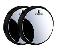 NFDJYDZRMB 2 Piezas Retrovisores ángulo Muerto Sin Fronteras, para Suzuki Vitara Brezza (Facelift 2020) 2020-2024 Rotación 360° Retrovisores Universal Espejo Punto Muerto,Black-Normal