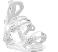 NFEKLFI Fijaciones Snowboard Fijaciones de Snowboard Step In Style Entrada Trasera Ligera All-Mountain for Hombres y Mujeres Fácil Poner Quitar(White)