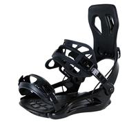 NFEKLFI Fijaciones Snowboard Fijaciones de Snowboard Step In Style Entrada Trasera Ligera All-Mountain for Hombres y Mujeres Fácil Poner Quitar(Black)