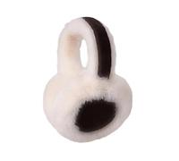 NFEKLFI orejeras Cozy Ear Muffs Fluffy Faux Fur Winter Earmuff For Women Foldable Warmer With Soft Plush Headphone For Weather(Dark Coffee)