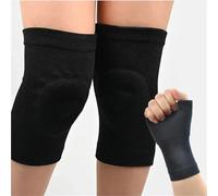 NFEKLFI rodilleras termicas Rodilleras de silicona con soporte, un par, for deportes(Skin tone L)