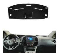 NfffiPp - Funda para salpicadero de Coche de Gamuza y Franela de poliéster Apto para Mercedes-Benz Vito III (W447) 2015 2016 2017 2018 2019 2020 2021 Protector de Alfombra para salpicadero