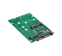 NFHK 2 in 1 Combo Mini PCI- E 2 Lane M.2 NGFF & mSATA SSD to SATA 3.0 III Adapter Converter PCBA